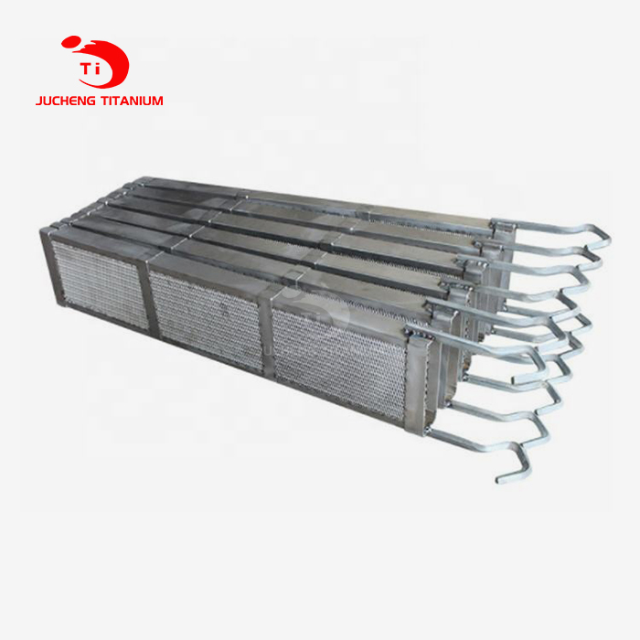 titanium anode baskets for electroplating